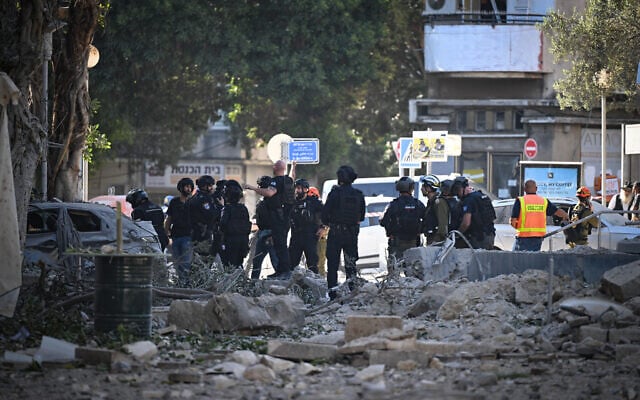 Haifa Iran missile impact